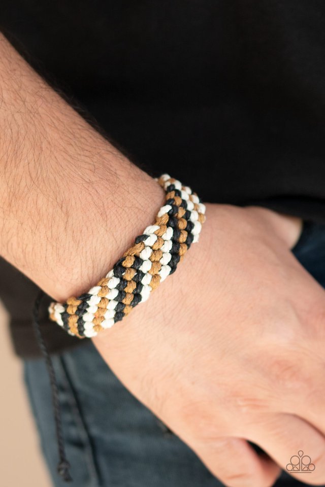 WEAVE No Trace - Black - Paparazzi Bracelet Image