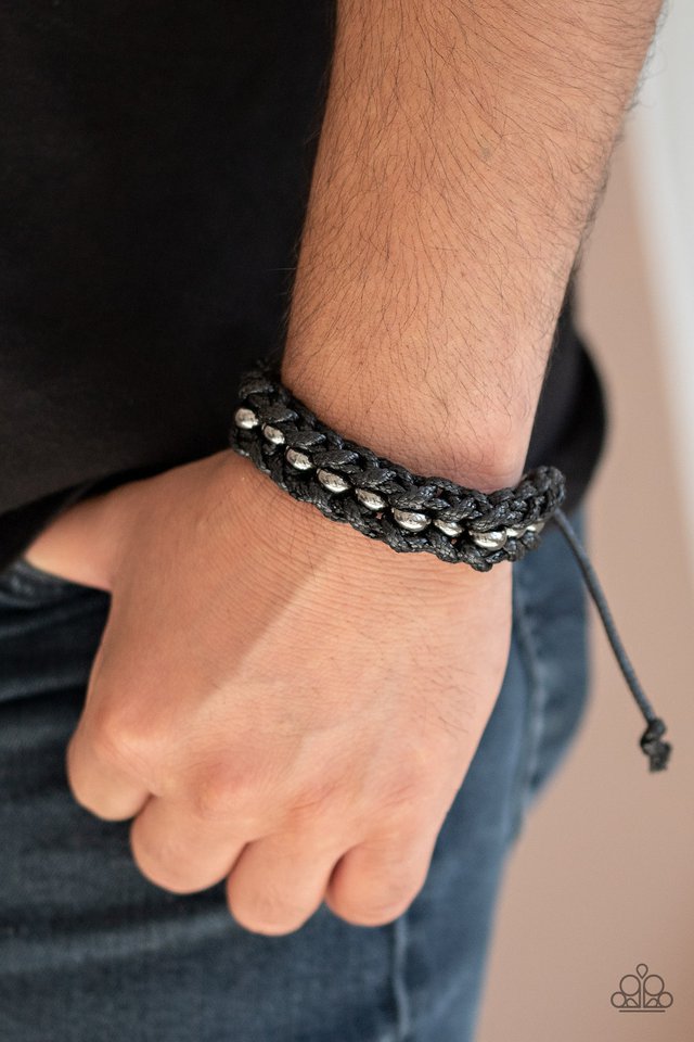 Motor Pool - Black - Paparazzi Bracelet Image