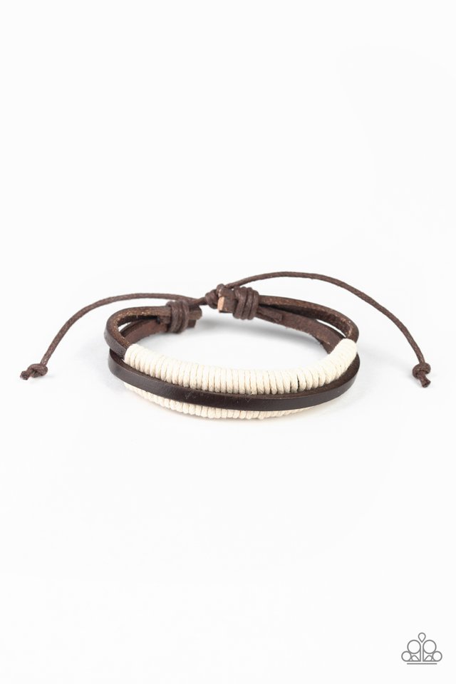 Rugged Roper - Brown - Paparazzi Bracelet Image