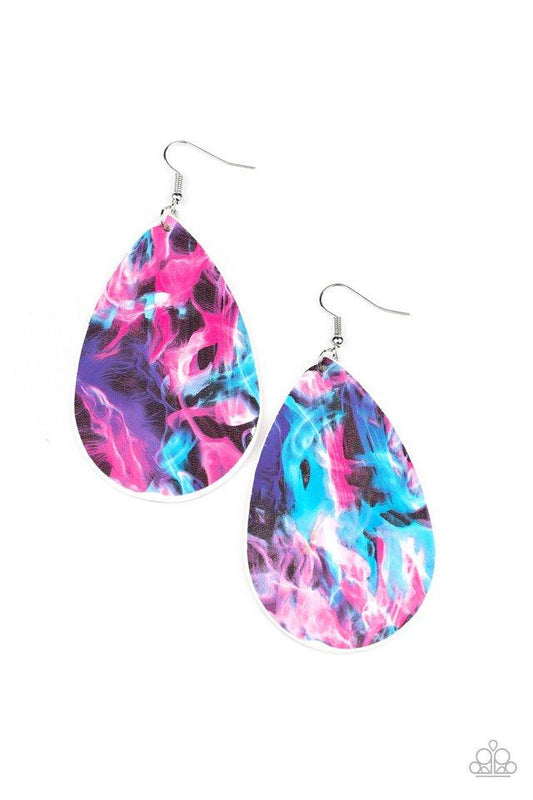 Paparazzi Earring ~ Mosaic Chic - Multi