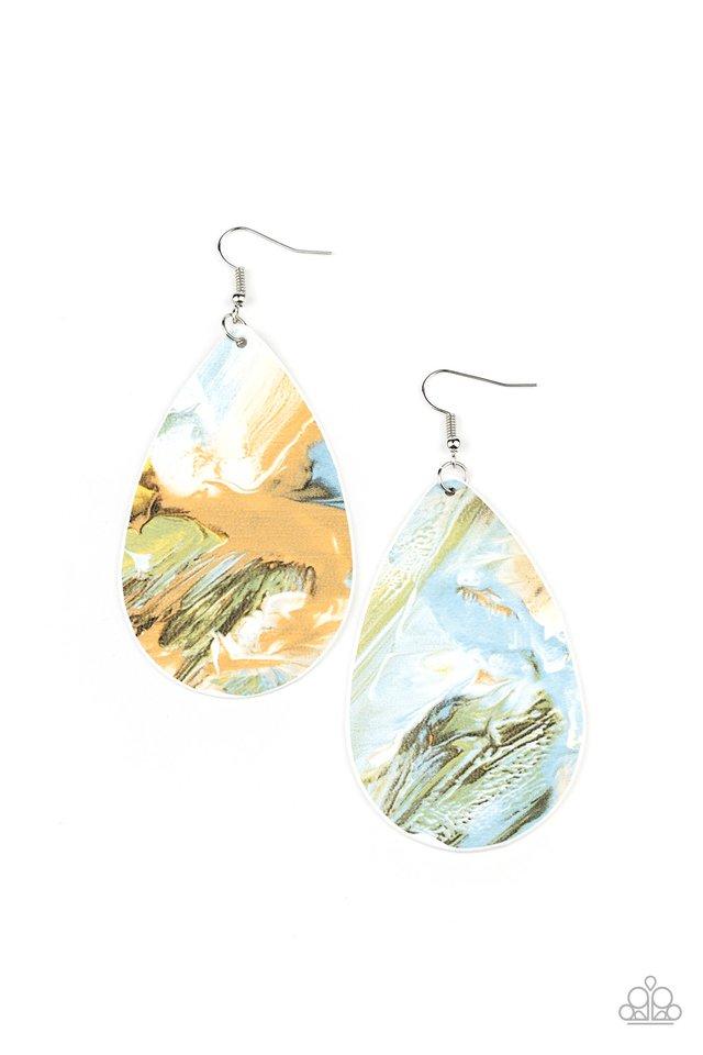 Paparazzi Earrings ~ Mesmerizing Mosaic - Multi