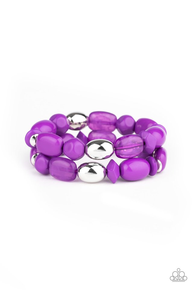Fruity Flavor - Purple - Paparazzi Bracelet Image