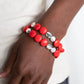 Simply Sedimentary - Red - Paparazzi Bracelet Image
