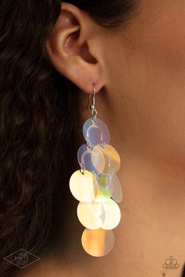Mermaid Shimmer - Multi - Paparazzi Earring Image