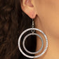 Fiercely Focused - Silver - Paparazzi Earring Image