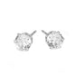 Delicately Dainty - White - Paparazzi Earring Image