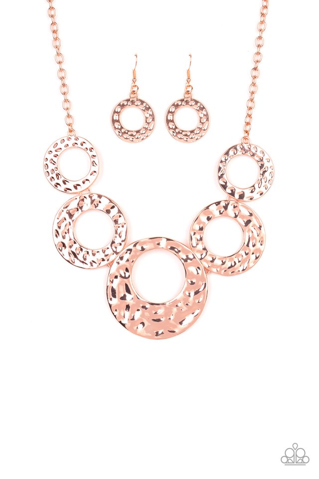 Mildly Metro - Copper - Paparazzi Necklace Image