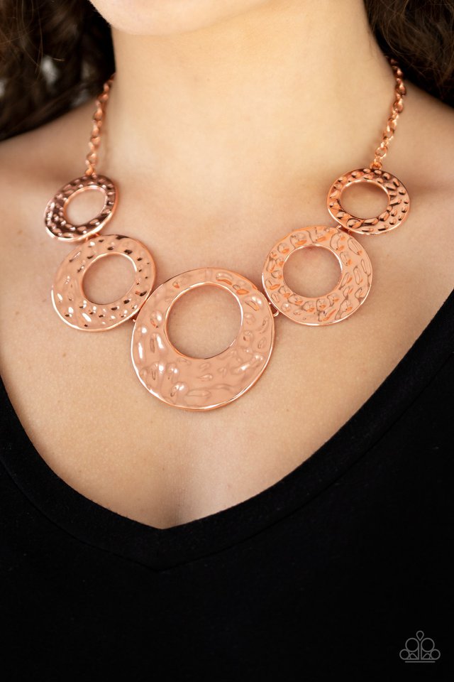 Mildly Metro - Copper - Paparazzi Necklace Image