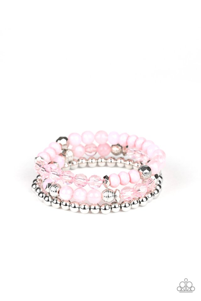 Sugary Shimmer - Pink - Paparazzi Bracelet Image