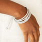 Glitter-tastic! - Silver - Paparazzi Bracelet Image
