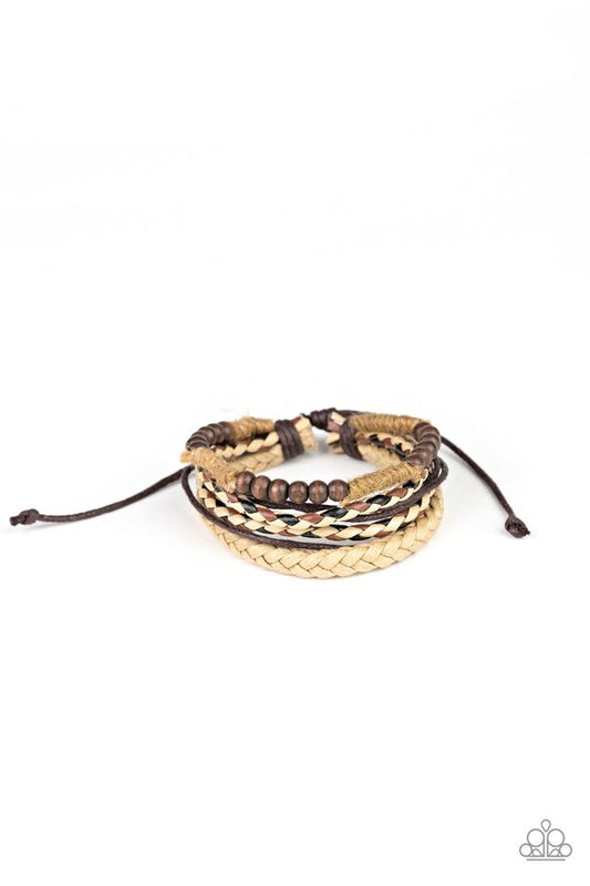 Woodland Wayfarer - Brown - Paparazzi Bracelet Image