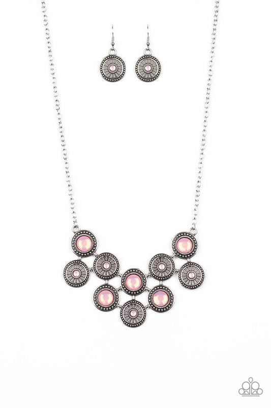 Whats Your Star Sign? - Pink - Paparazzi Necklace Image