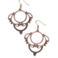 Metallic Macrame - Copper - Paparazzi Earring Image