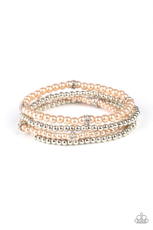 Fiercely Frosted - Brown - Paparazzi Bracelet Image