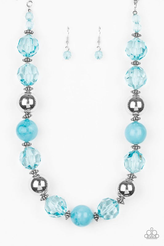 Very Voluminous - Blue - Paparazzi Necklace Image