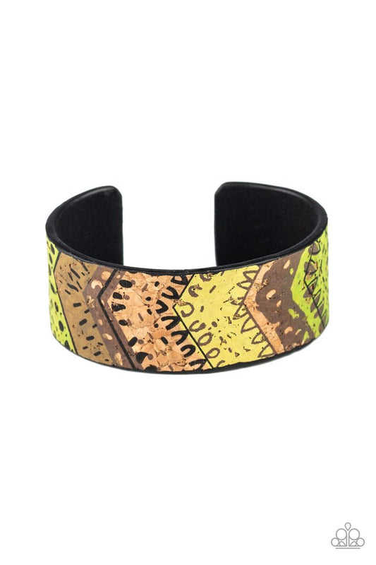 Come Uncorked - Green - Paparazzi Bracelet Image