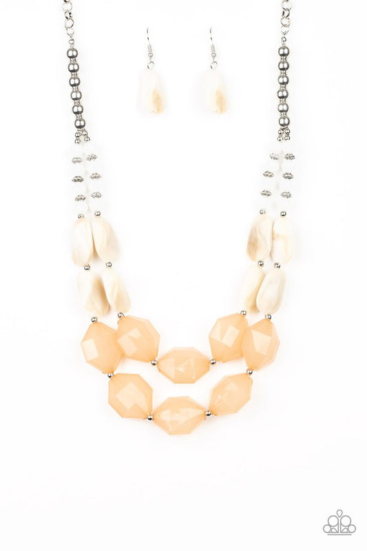 Seacoast Sunset - Brown - Paparazzi Necklace Image
