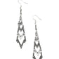 Electric Shimmer - Silver - Paparazzi Earring Image