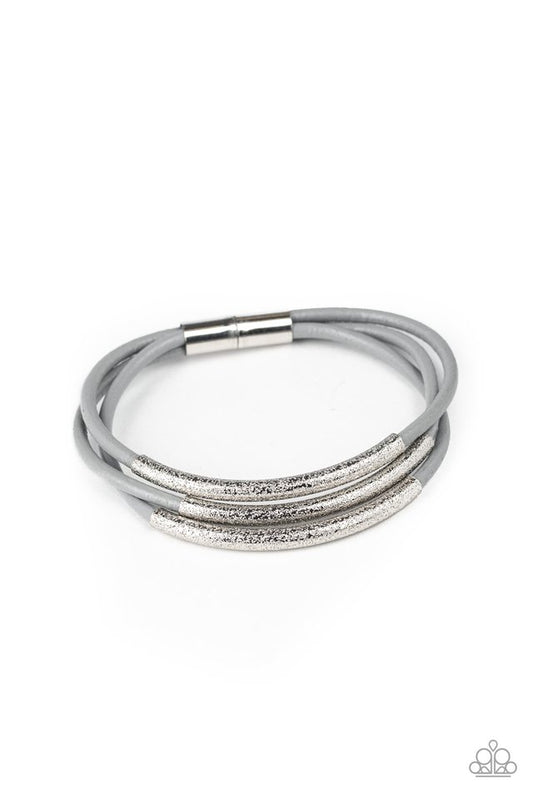 Magnetic Maverick - Silver - Paparazzi Bracelet Image