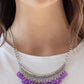 Rio Rainfall - Purple - Paparazzi Necklace Image