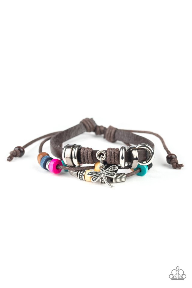 Fly High, Dragonfly - Brown - Paparazzi Bracelet Image