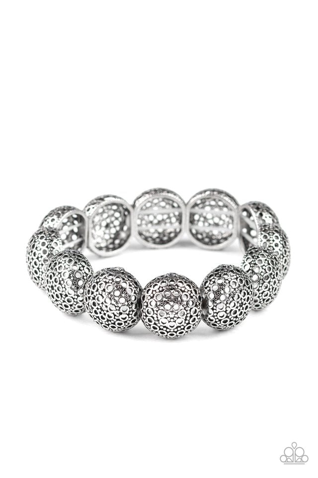 Obviously Ornate - Silver - Paparazzi Bracelet Image