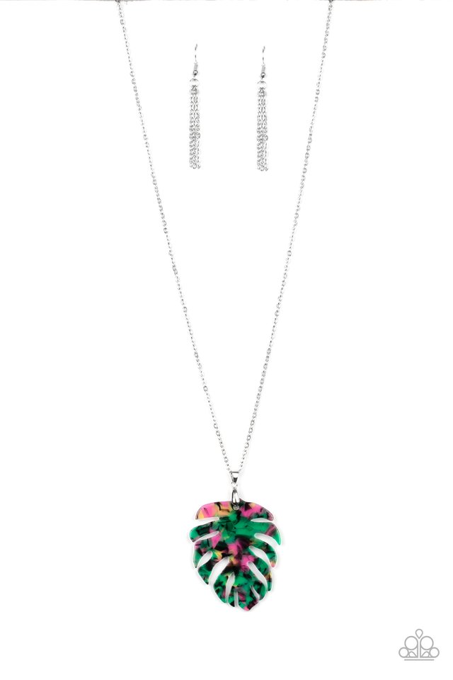 Prismatic Palms - Green - Paparazzi Necklace Image