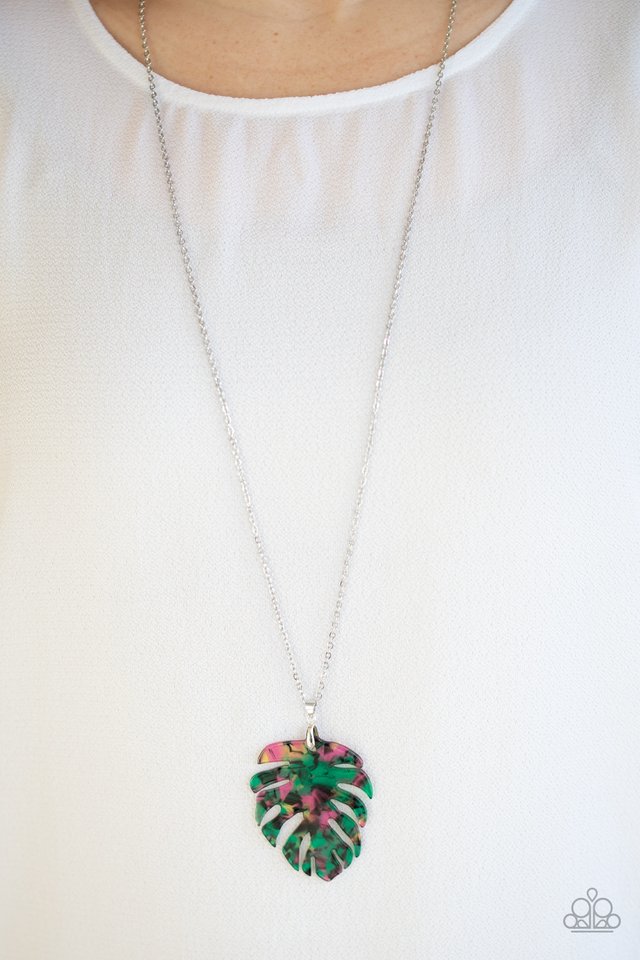 Prismatic Palms - Green - Paparazzi Necklace Image
