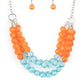 Summer Ice - Orange - Paparazzi Necklace Image