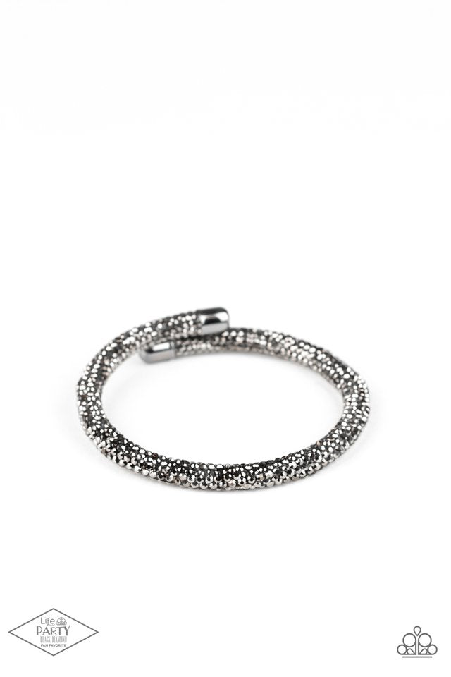Stageworthy Sparkle - Black - Paparazzi Bracelet Image