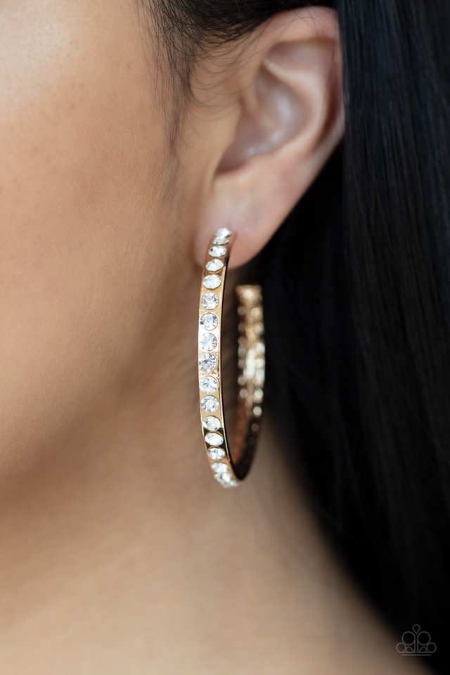 Global Gleam - Gold - Paparazzi Earring Image