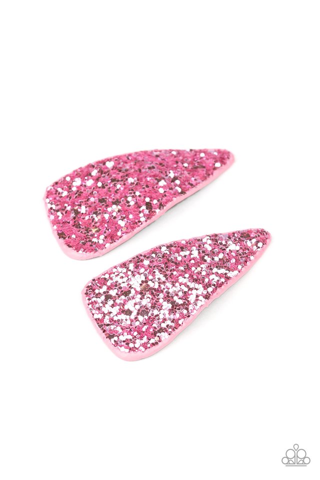 Squad Shimmer - Pink - Paparazzi Hair Accessories Image