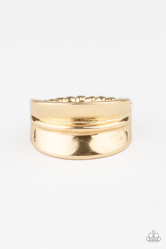Band Together - Gold - Paparazzi Ring Image