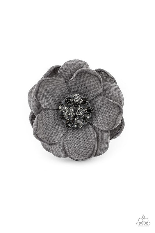 Dewdrop Dazzle - Silver - Paparazzi Hair Accessories Image