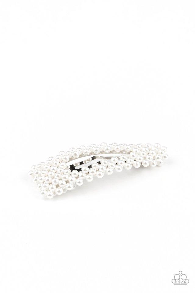 Paparazzi Hair Accessories ~ Pearl Persuasion - White