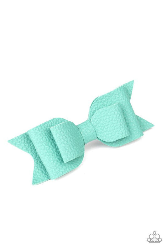 BOW Wow Wow - Green - Paparazzi Hair Accessories Image
