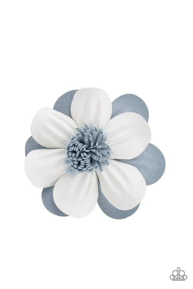 Merry Magnolia - Blue - Paparazzi Hair Accessories Image