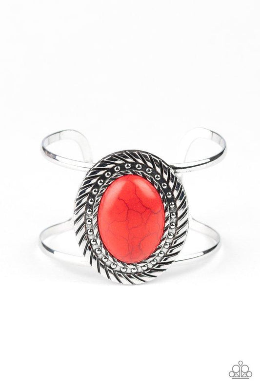 Paparazzi Bracelet ~ Desert Aura - Red