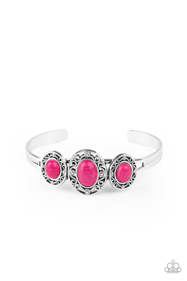 Stone Sage - Pink - Paparazzi Bracelet Image