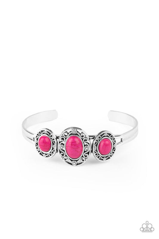 Stone Sage - Pink - Paparazzi Bracelet Image