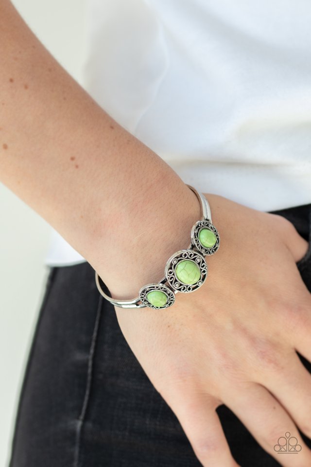 Stone Sage - Green - Paparazzi Bracelet Image