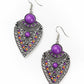 Tribal Territory - Purple - Paparazzi Earring Image