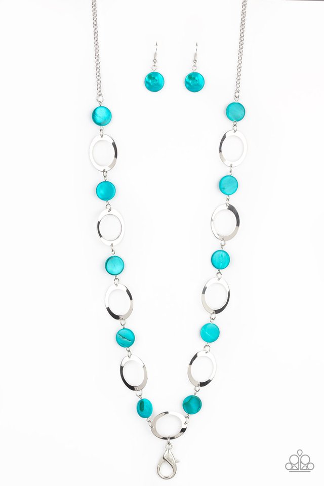 SHELL Your Soul - Blue - Paparazzi Necklace Image