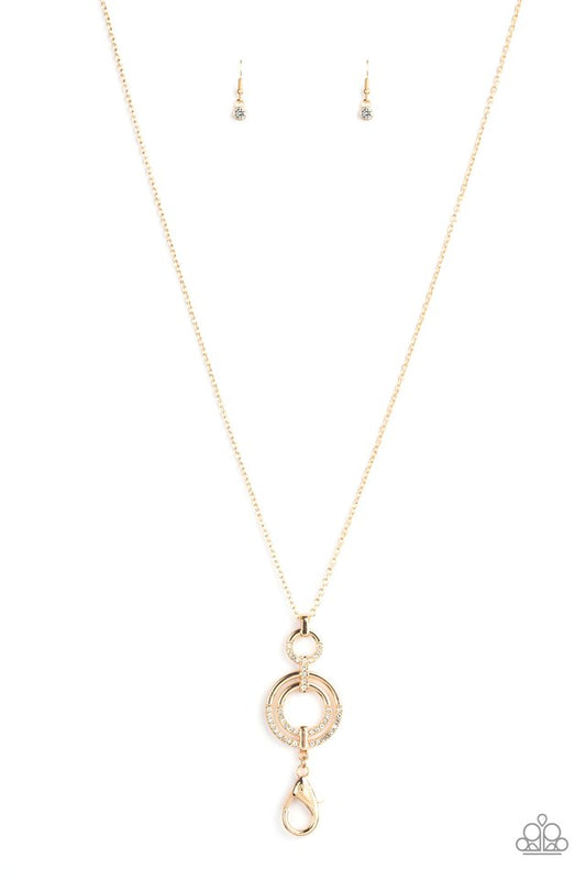 Bubbly Bauble - Gold - Paparazzi Necklace Image