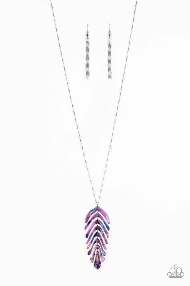 She QUILL Be Loved - Purple - Paparazzi Necklace Image