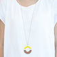Sail Into The Sunset - Yellow - Paparazzi Necklace Image