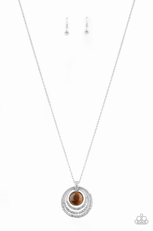 A Diamond A Day - Brown - Paparazzi Necklace Image