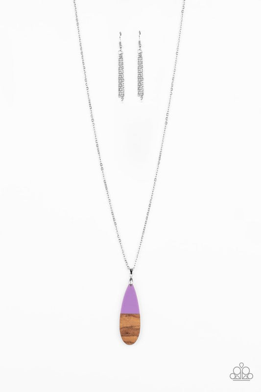 Going Overboard - Purple - Paparazzi Necklace Image
