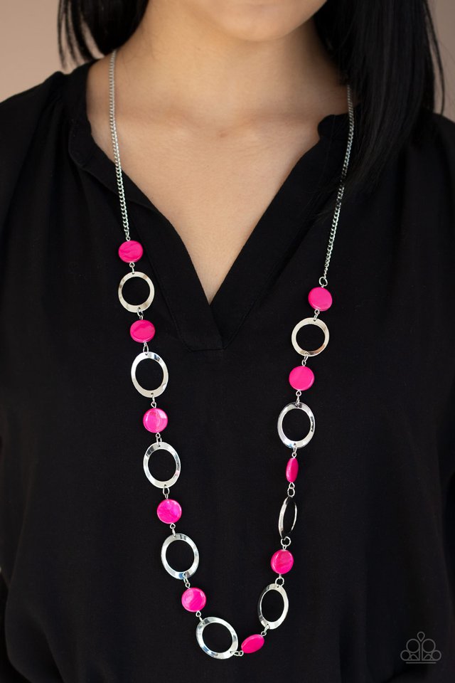 SHELL Your Soul - Pink - Paparazzi Necklace Image