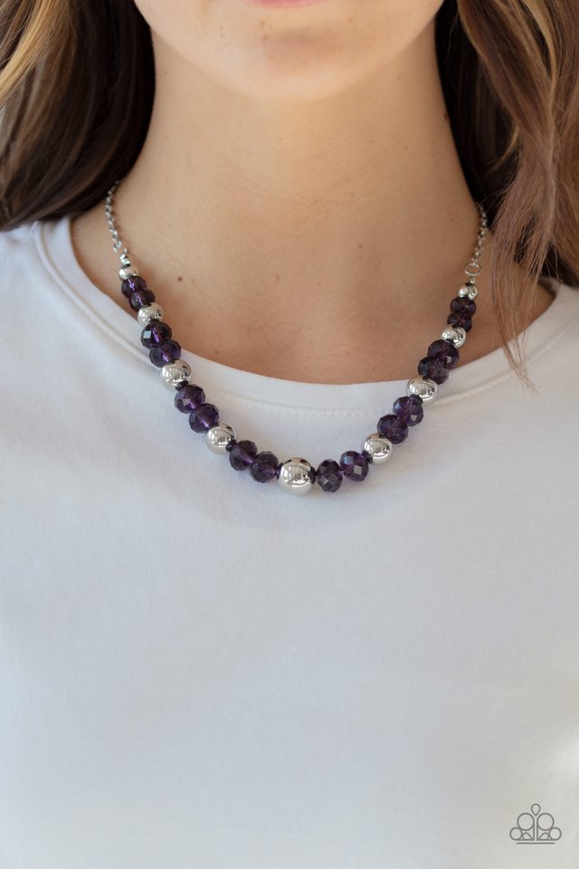 Jewel Jam - Purple - Paparazzi Necklace Image